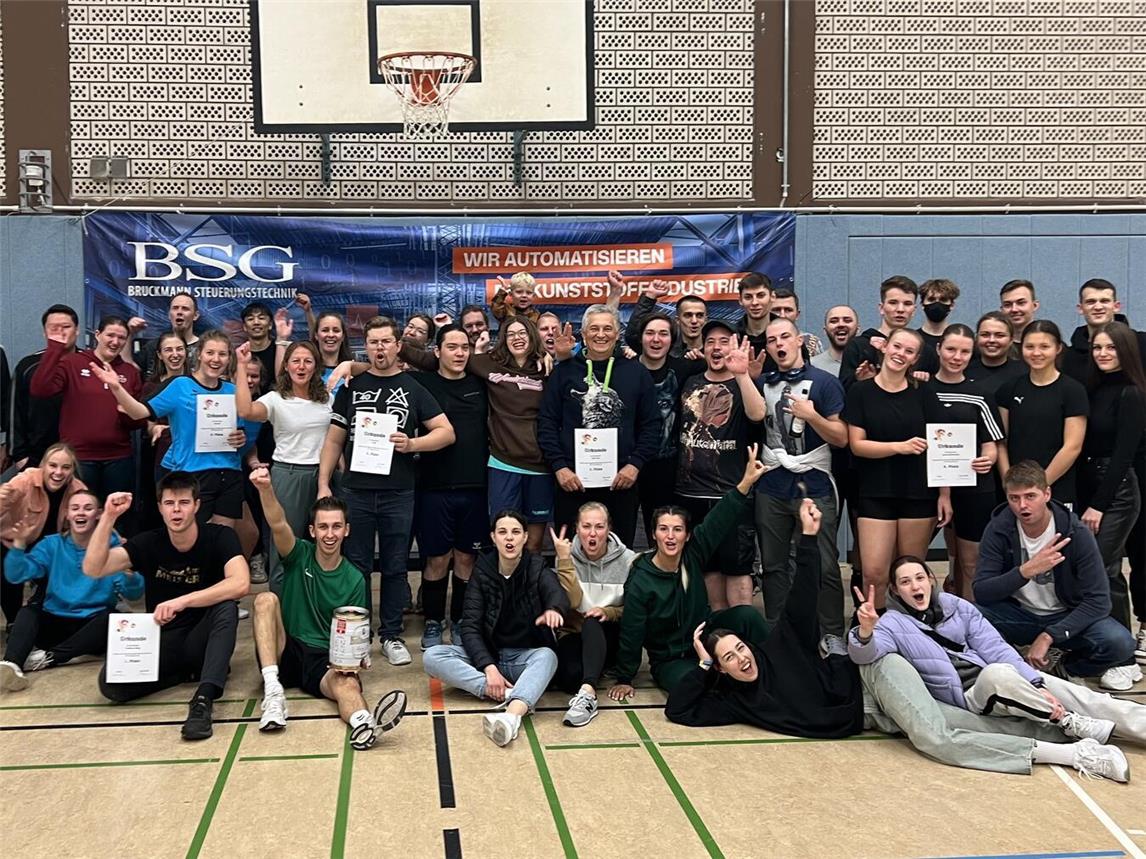 Die Siegerehrung nach einem gelungenen Turnier in der Hansahalle. Foto: privat