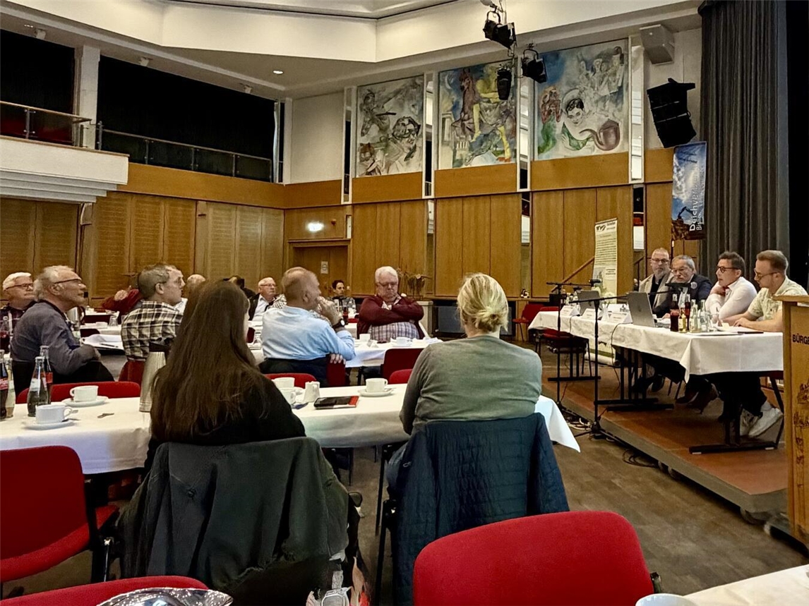 "Erbentag Deichverband Sitzung im Reeser Bürgerhaus, Gruppenfoto"