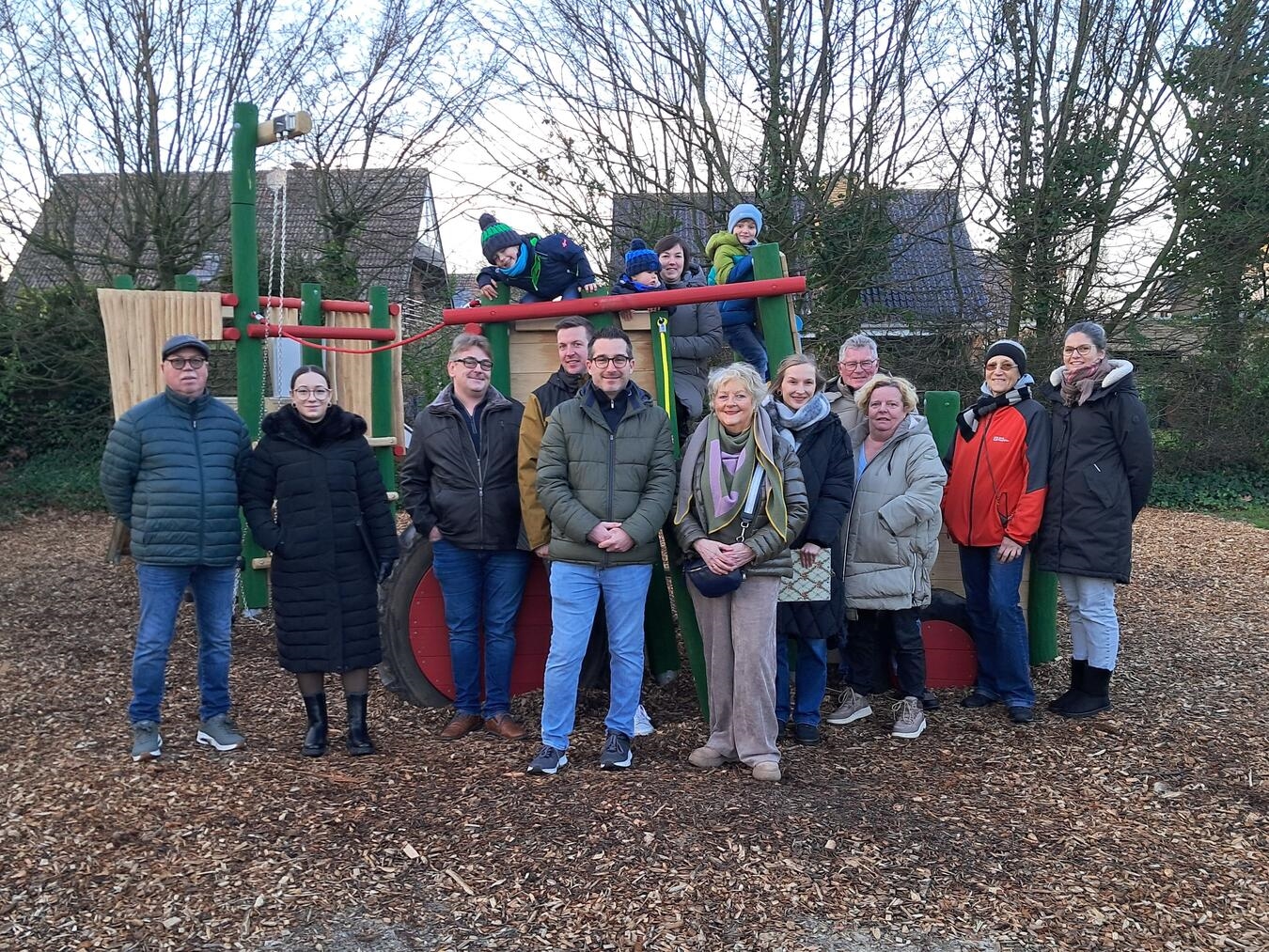 Die Spielplatzkommission bei ihrer Bereisung der Spielplätze. Foto: Wallfahrtsstadt Kevelaer