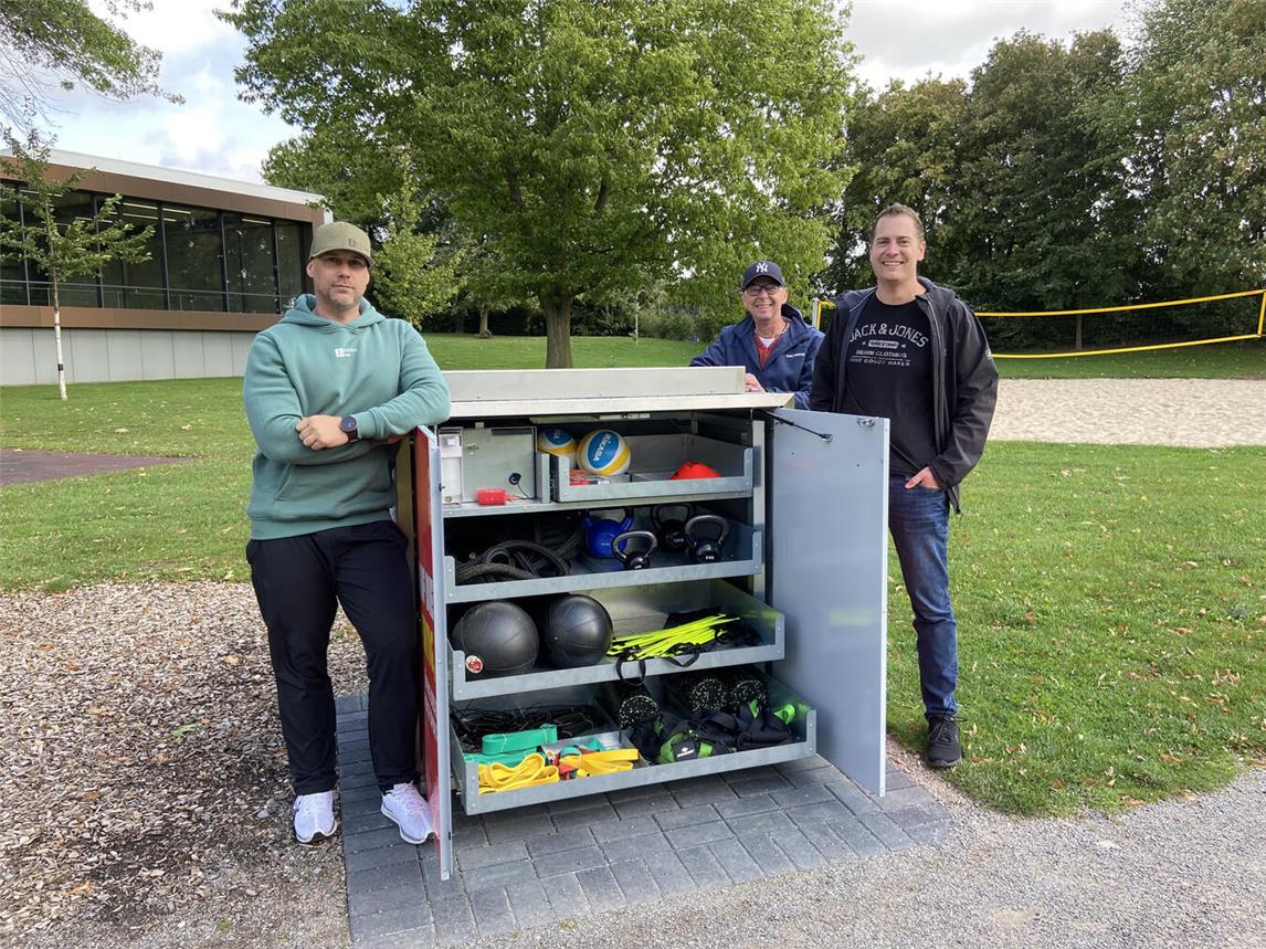 Die Sportbox im Solegarten St. Jakob kann für Einzel- oder Gruppentraining genutzt werden.Foto: Wallfahrtsstadt Kevelaer
