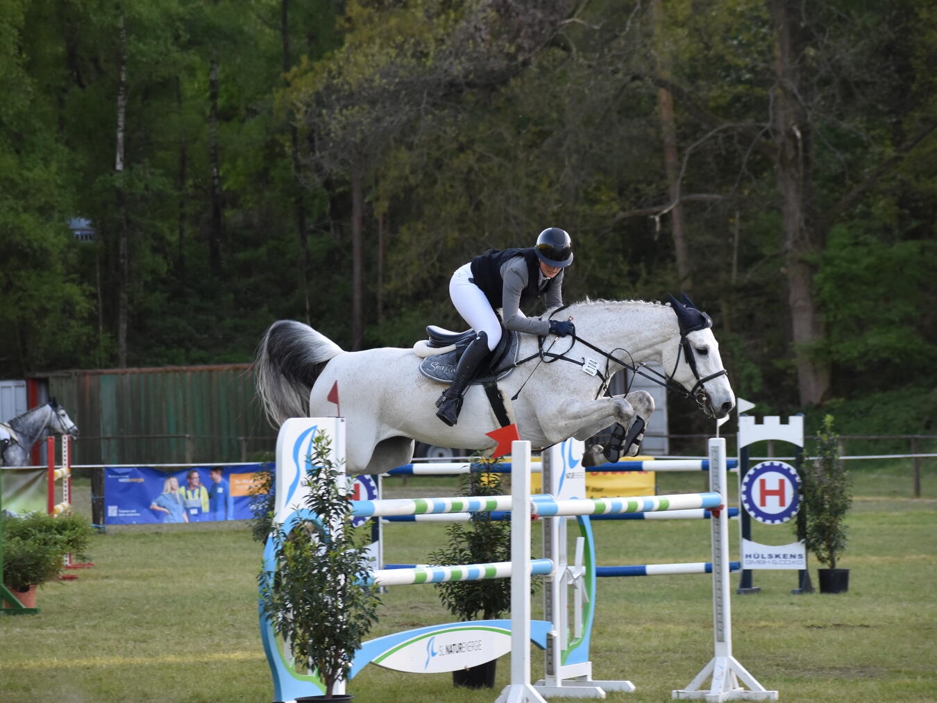 Die Springreiter zeigten in Veen wieder ihr ganzes Könnes. Foto: RV Eintracht Veen