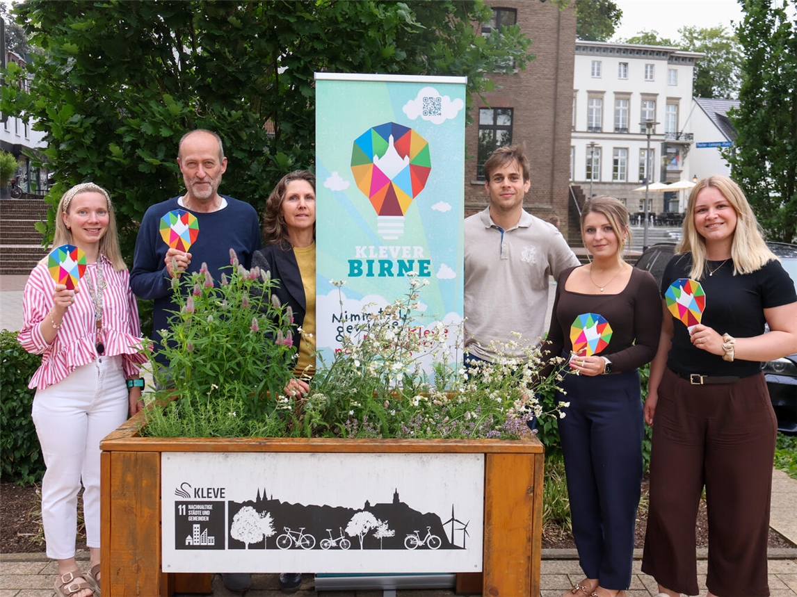 "Wettbewerb Klever Birne 2023: Ideen für Nachhaltigkeit in Kleve, initiiert von Stadt Kleve und Hochschule Rhein-Waal"