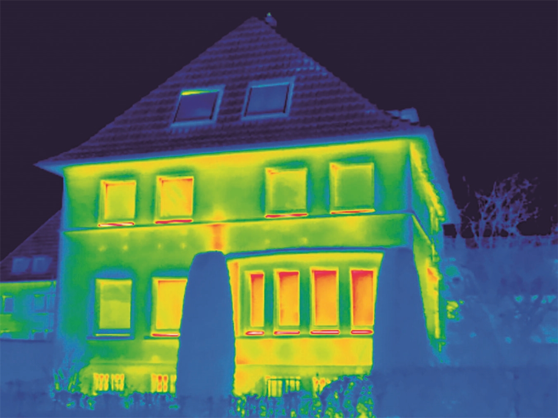 "Thermografiebild-Erstellung in Rees: Unterstützung für Privathaushalte bis März, Stadt Rees Initiative"