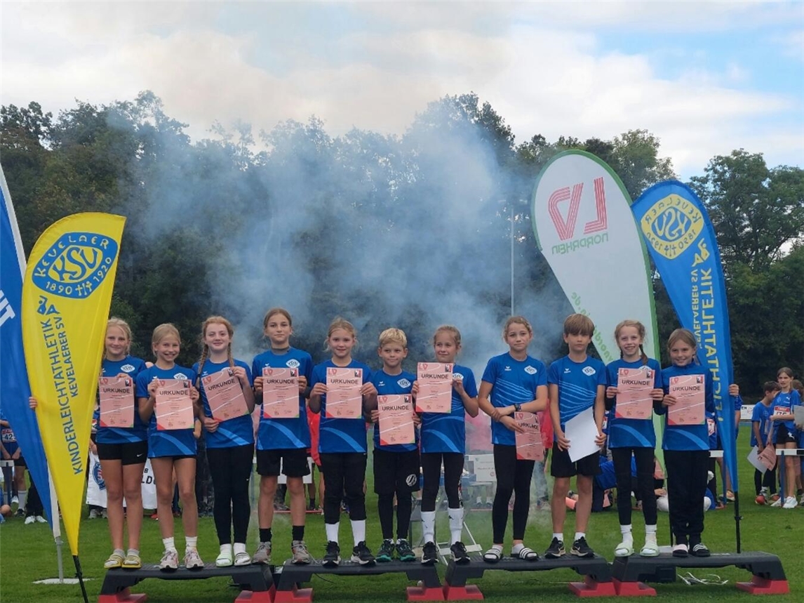 Die stolzen Sportler. Foto: privat