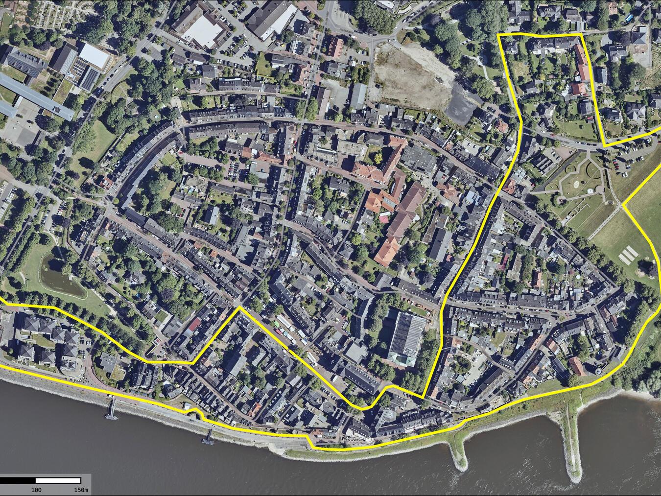 Die Streckenführung beim „Reeser Rheinlauf“. Foto: privat