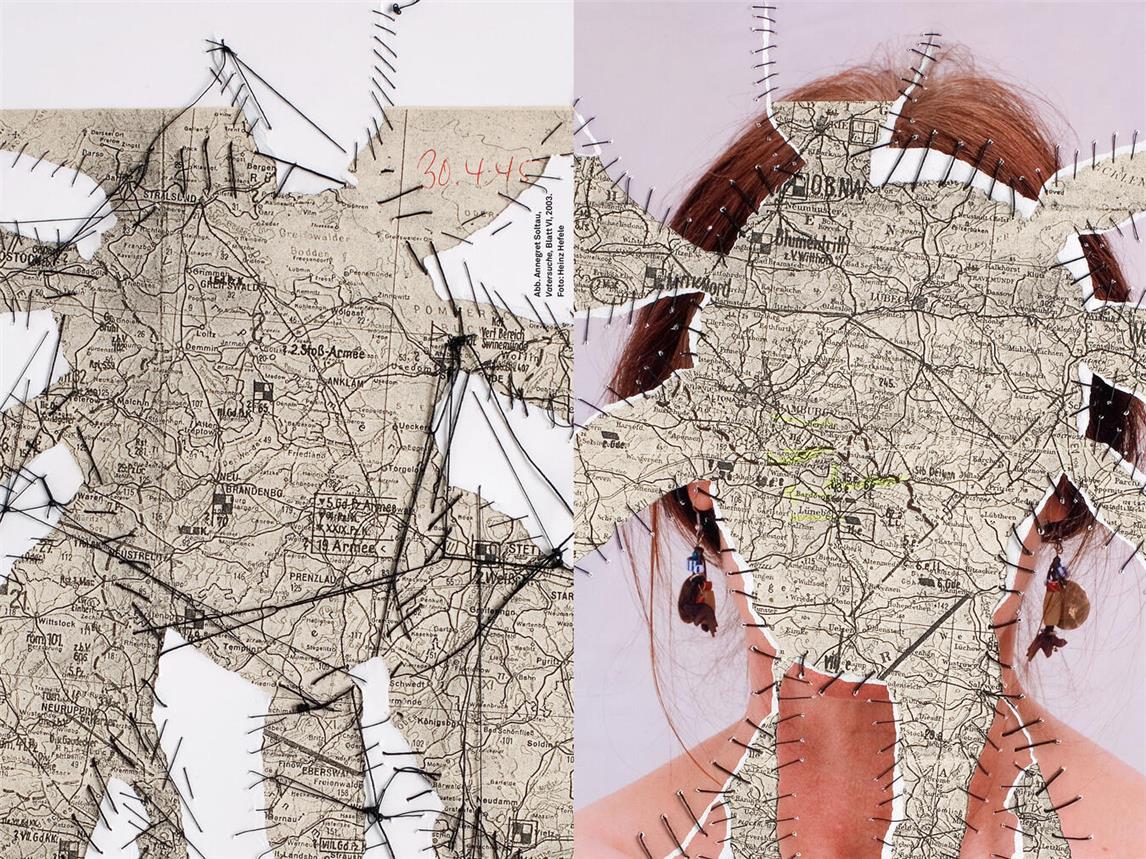 Die Technik der Fotovernähung entwickelte Annegret Soltau in den 1970er-Jahren. Foto: privat