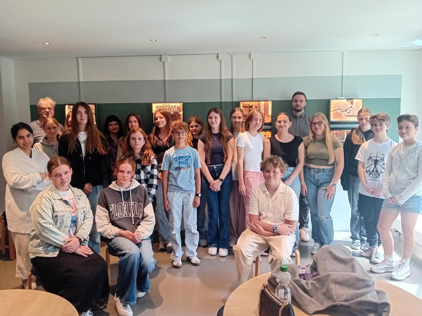 Die Teilnehmer der Schülerfahrt von Pro Kultur nach Amsterdam. Foto: privat