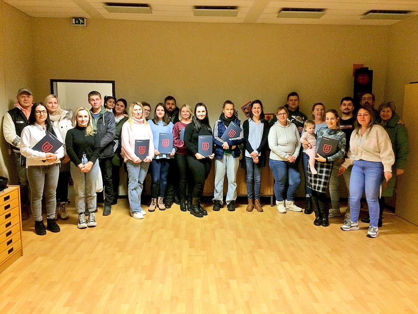 Die Teilnehmer des Deutschkurses. Foto: Stadt Emmerich