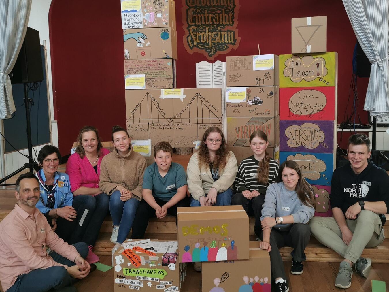 Die Teilnehmer des ersten Jugendhearings. Fotos (2): Stadt Xanten