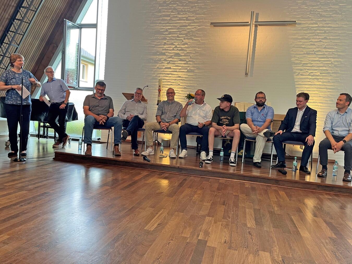 Die Teilnehmer stellten sich den Fragen. Foto: privat