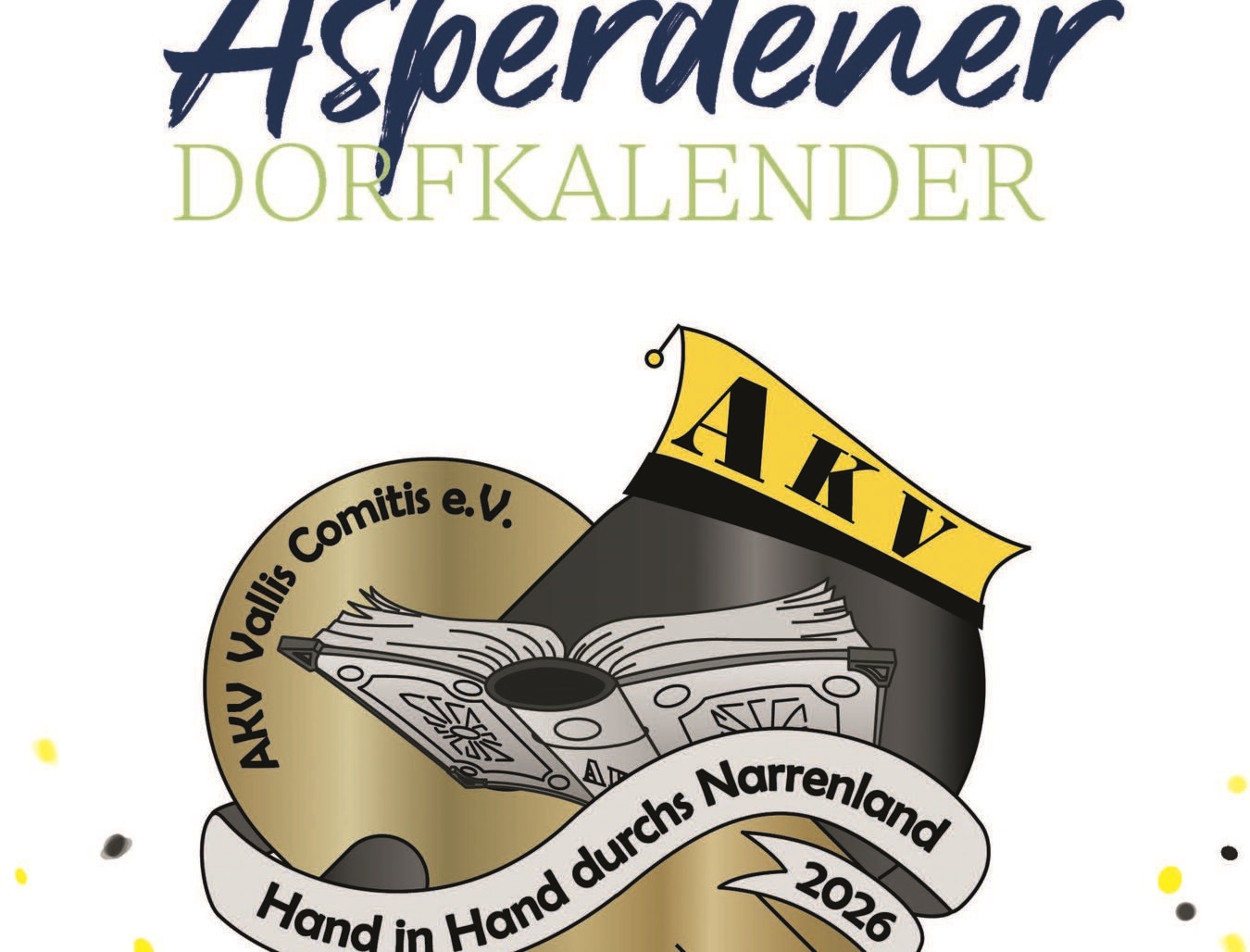 Die Titelseite des Asperdener Dorfkalender 2026. Foto: privat