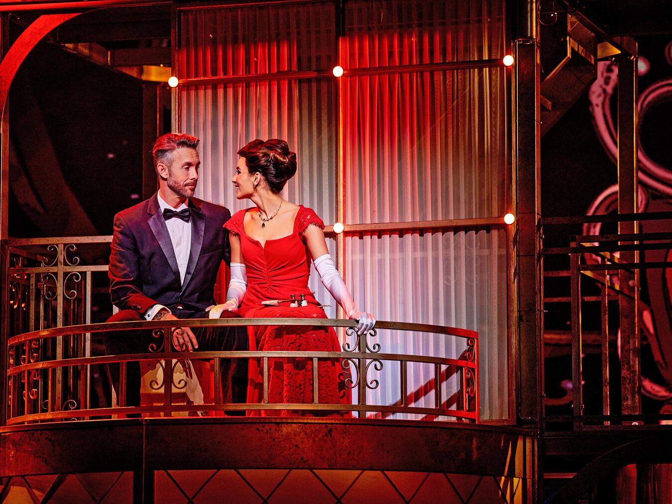 Die turbulente Liebesgeschichte um das ungleiche Paar Vivian und Edward kommt im Herbst erstmals ins Metronom Theater Oberhausen .Foto: William Rutten