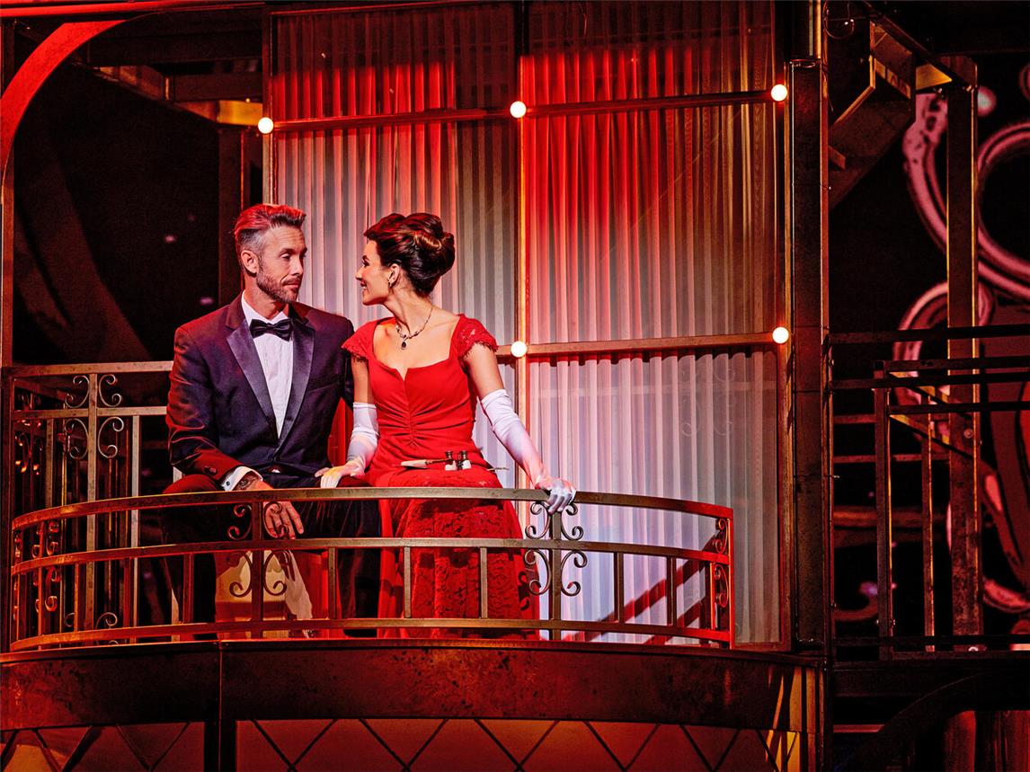 Die turbulente Liebesgeschichte um das ungleiche Paar Vivian und Edward kommt im Herbst erstmals ins Metronom Theater Oberhausen .Foto: William Rutten