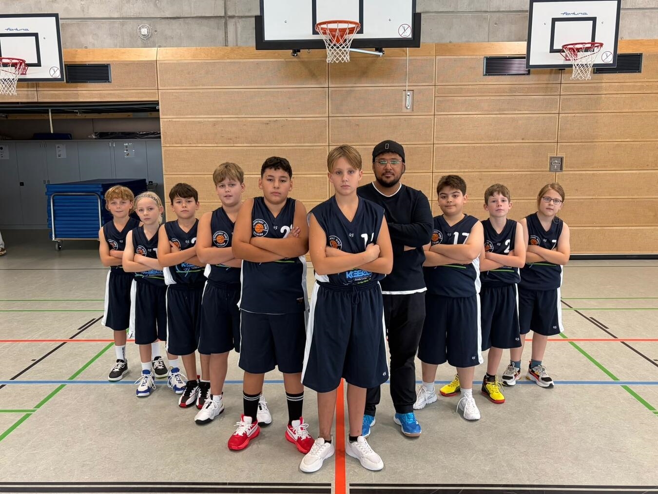 Die U12-Mannschaft des Basketball-Clubs Geldern. Foto: privat