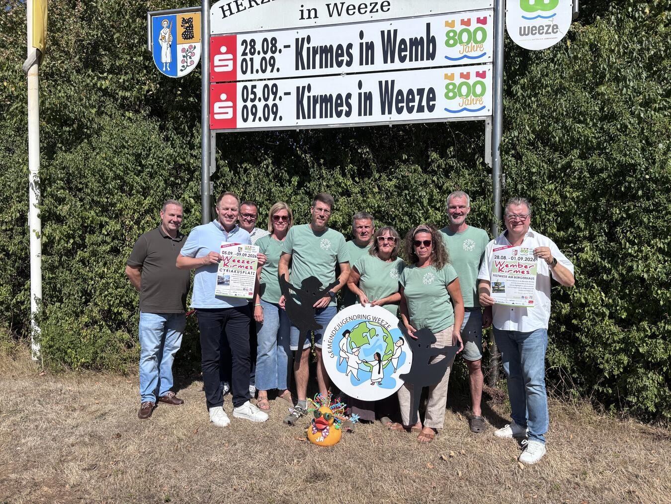 "Weezer Kirmes 2026 Einladung von Gemeinde, HVV und Jugendring"