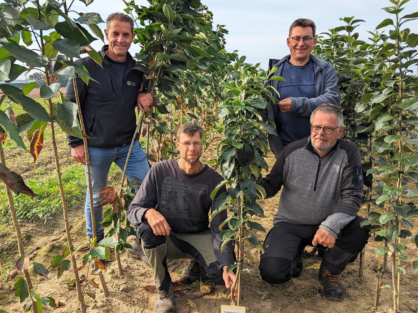 Die Vertreter des LiKK und Bodten & van Willegen (v.l): Henk Verbugt, Jürgen Opschroef, Hubert Lemke und Peter Hartz.Foto: privat