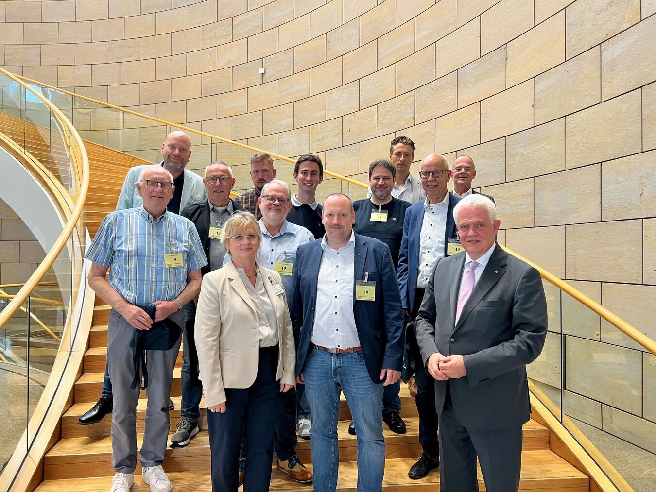 "CDU-Stadtratsfraktion Goch mit Dr. Günther Bergmann, Gruppenfoto, Politiker, Team."