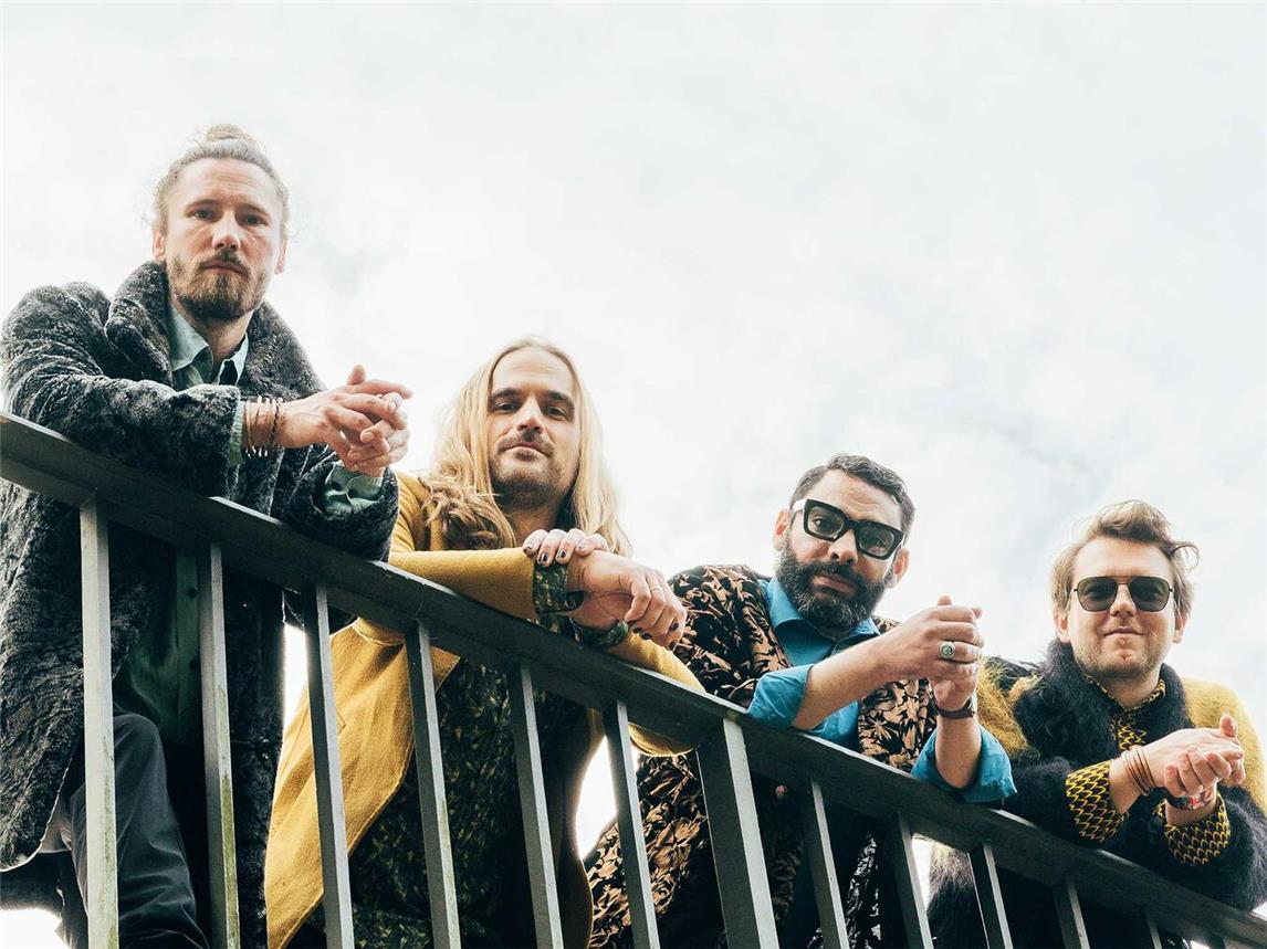 Die vierköpfige Band „Beyond Borders“ kombiniert westliche und arabische Melodien. Foto: Bettina Meister 