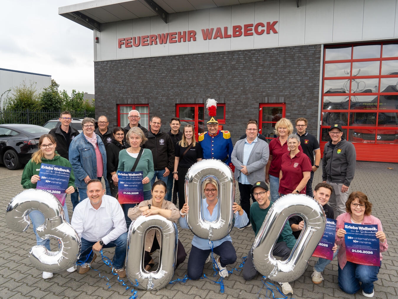 "Freudige Walbecker Vereine erhalten 3.000 Euro Spende, Stadt Geldern, Foto von Seybert"