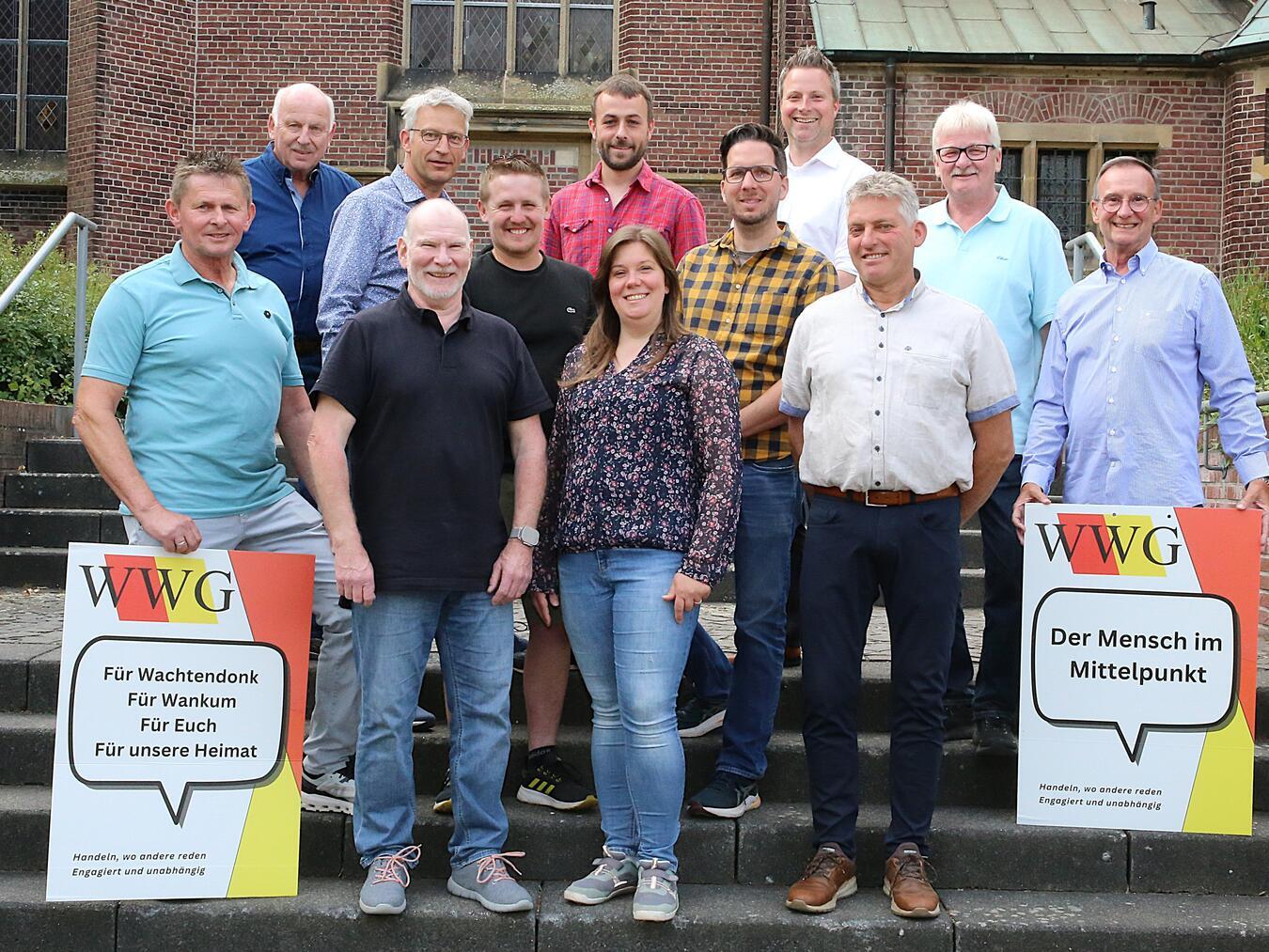 Die Wankumer Wählergemeinschaft blickt optimistisch auf die bevorstehenden Wahlen im September.Foto: privat