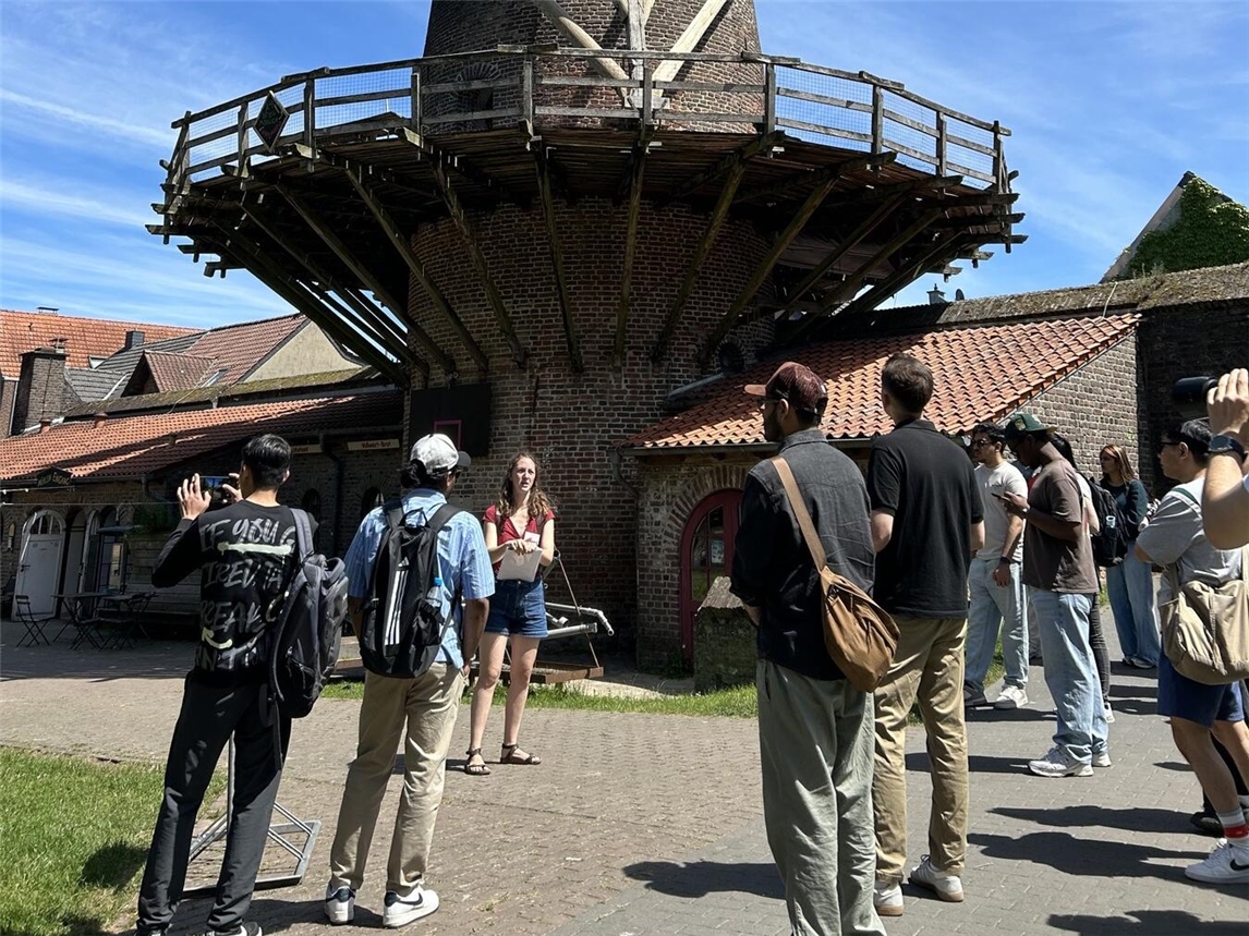 Die Xantener Kriemhildmühle war hier ein Treffpunkt für die Studierenden. Foto: Pauline Becker