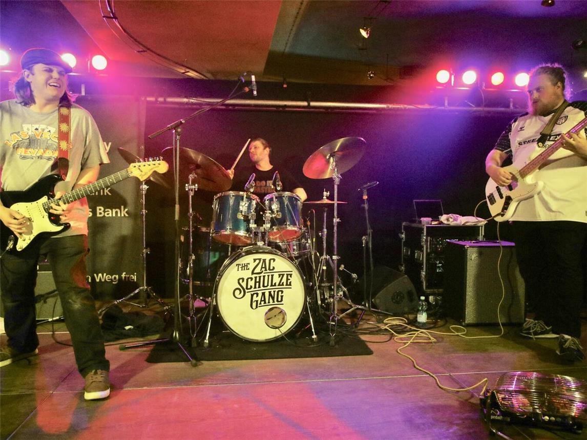 Die Zag Schulze Gang sorgte für ausgelassene Stimmung. Foto: Joe Brookes