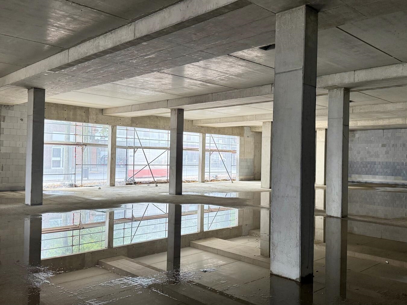 Die zukünftige Filiale der Drogeriemarktkette Rossmann im Erdgeschoss. NN-Foto: SP