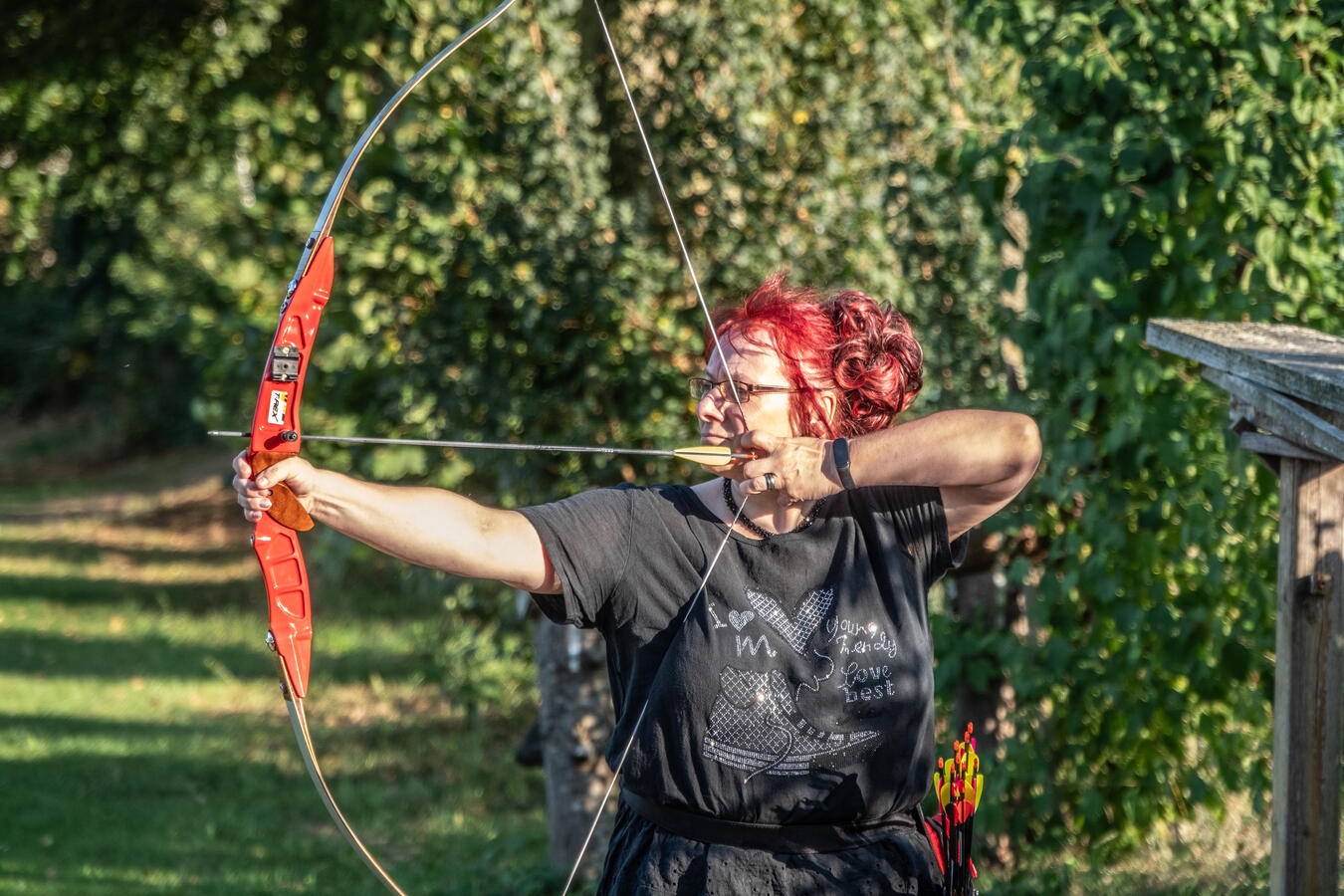Dienstag, den 19.08.2025. Beim BSC Louisendorf gibt es die 3 D Gruppe. die jewei...