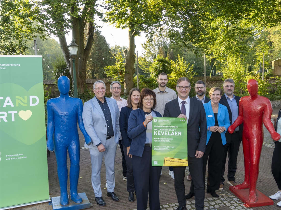 Dieses Mal fand das Unternehmerfrühstück in Kevelaer zum Thema KI statt. Foto: Gerhard Seybert 