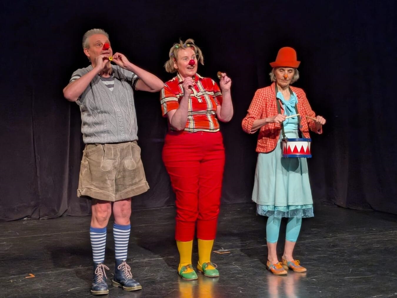 Diesmal zu dritt: Dada und Dodo mit Klaus. Foto: privat