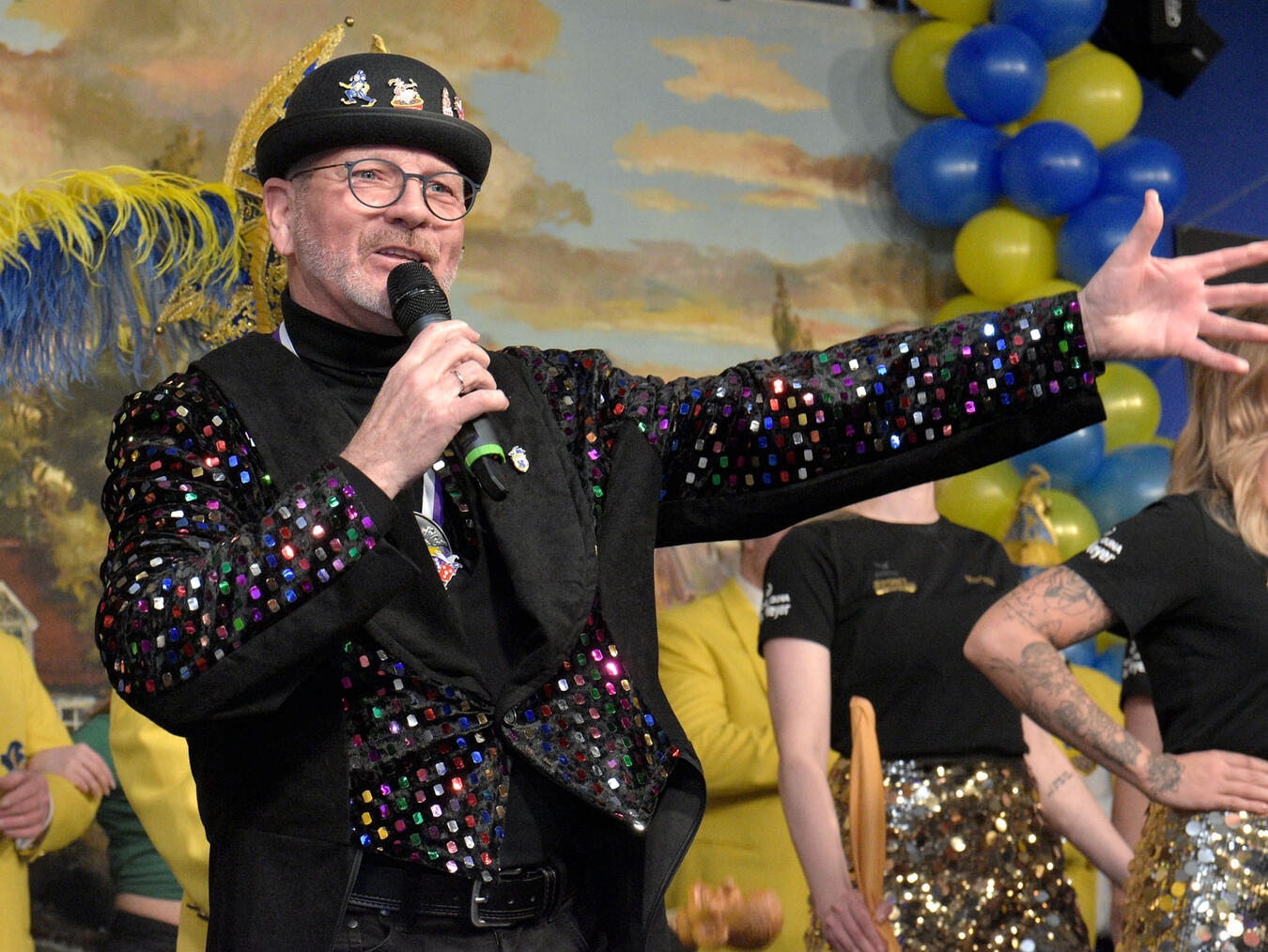 Dieter Litjens trug das Germania-Lied zum letzten Mal vor. NN-Foto: Rüdiger Dehnen