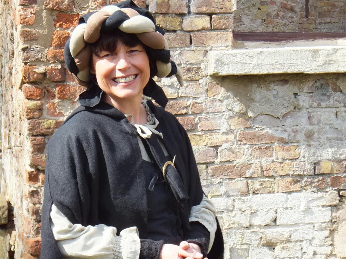 Doris Baumann ist als „Lisa von Rees“ unterwegs. Foto: Stadt Rees