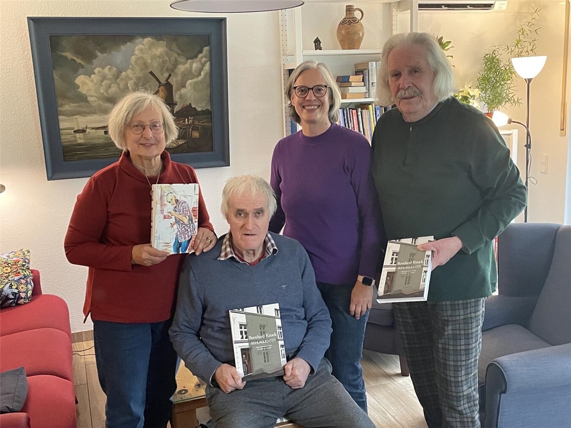 Doris Keuck, Bernhard Keuck, Claudia Kurfürst und Karl Pellens (v.l.n.r.).Foto: Stadt Straelen