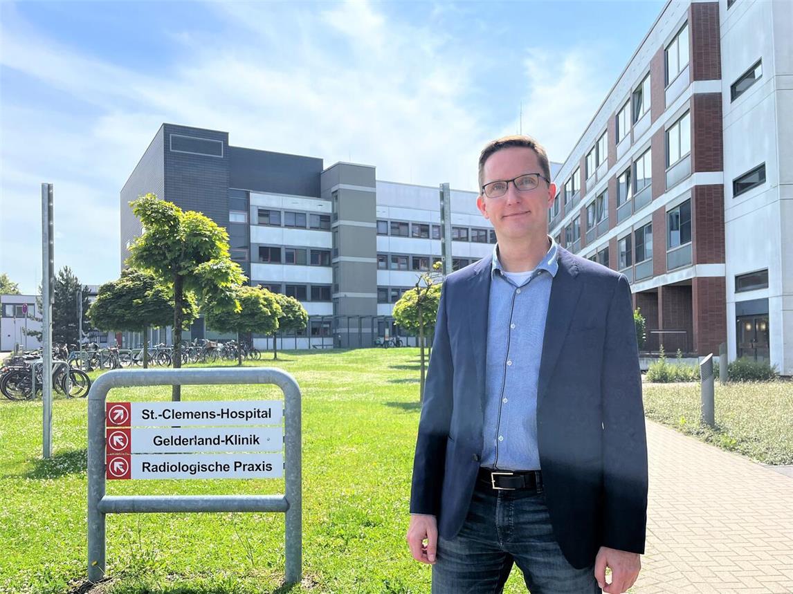 Dr. med. Andreas Schroeder, Klinikdirektor des Gesundheitscampus St.-Clemens Geldern, zu dem auch das St.-Clemens-Hospital zählt.Foto: Elke Wiegmann/St.-Clemens-Hospital