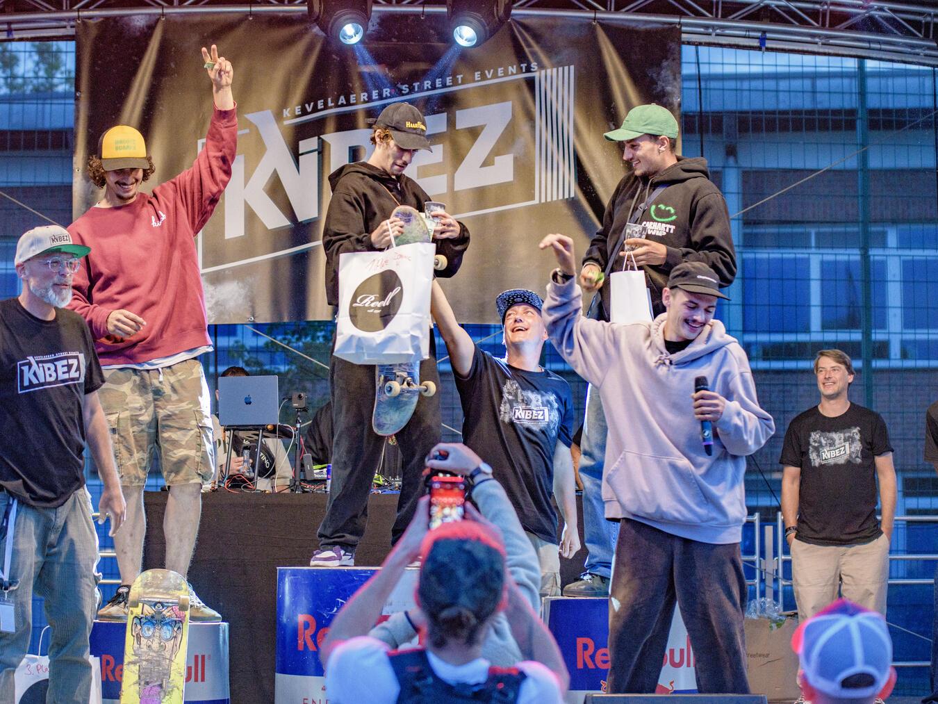 Drei erfolgreiche Skater aus dem letzten Jahr. Foto: Vera van den Viven