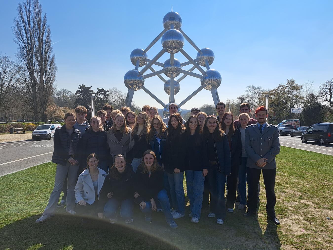 Drei Tage verbrachten die Abiturienten des LMG in der Belgichen Hauptstadt Brüssel. Foto: Christian Brauers/LMG