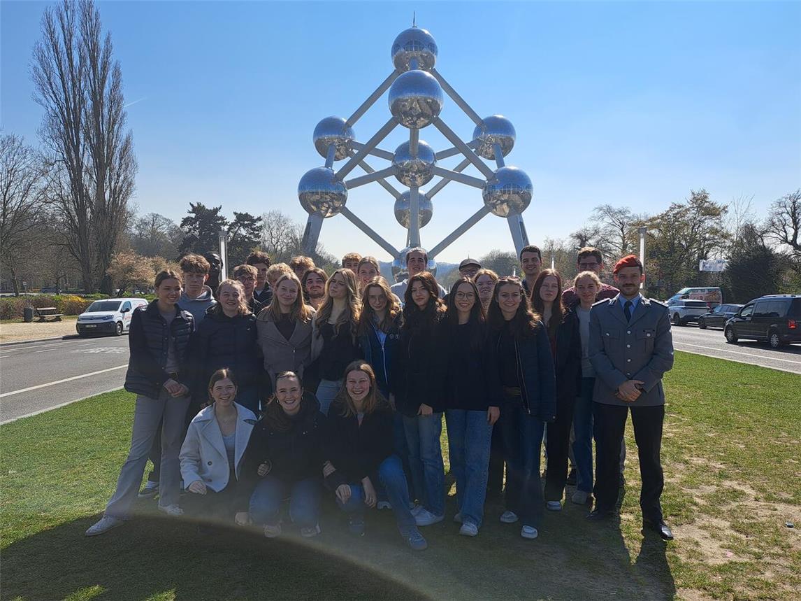 Drei Tage verbrachten die Abiturienten des LMG in der Belgichen Hauptstadt Brüssel. Foto: Christian Brauers/LMG