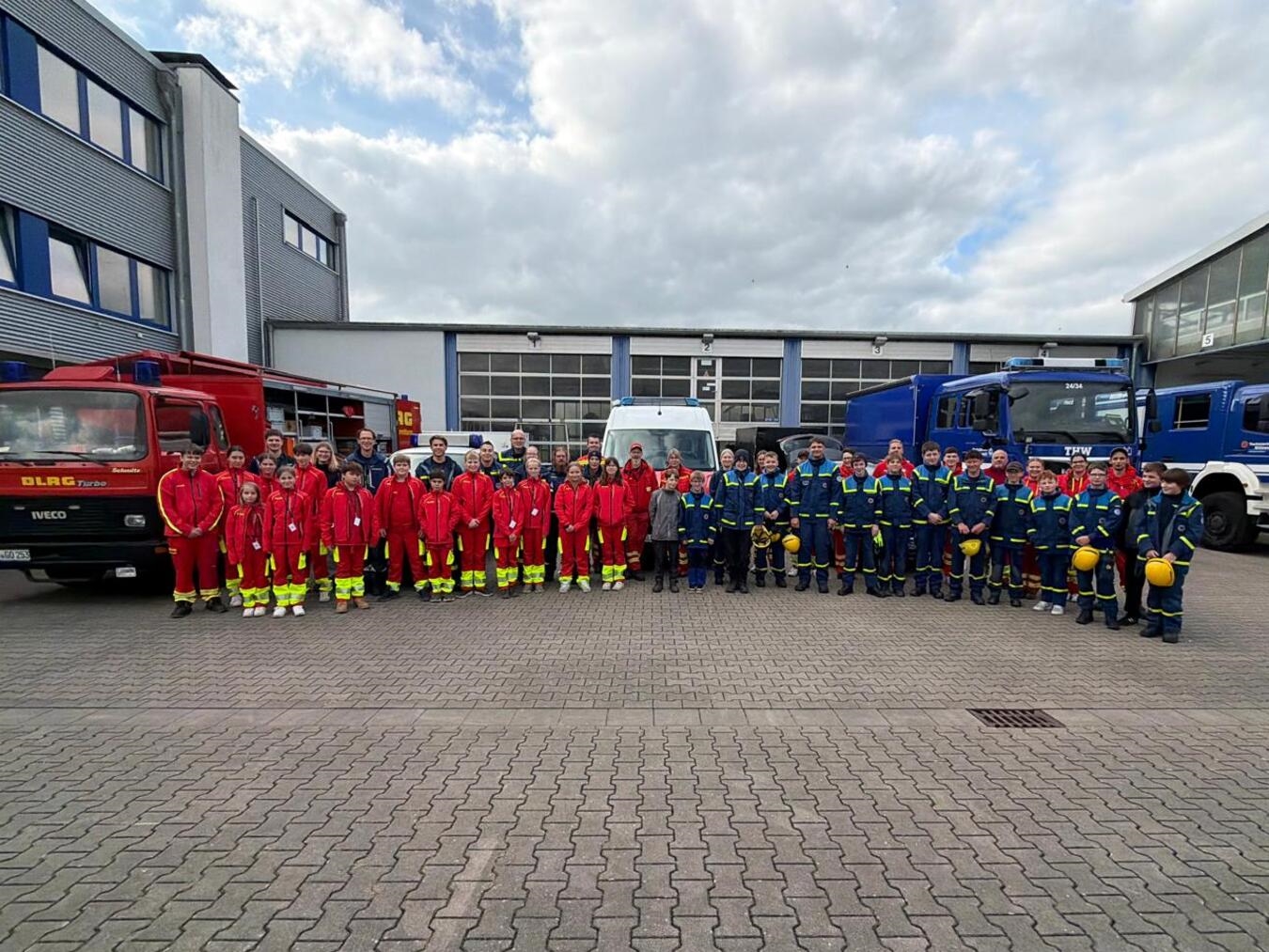 DRLG Goch und THW Geldern arbeiteten bei der 24-Stunden-Übung Hand in Hand