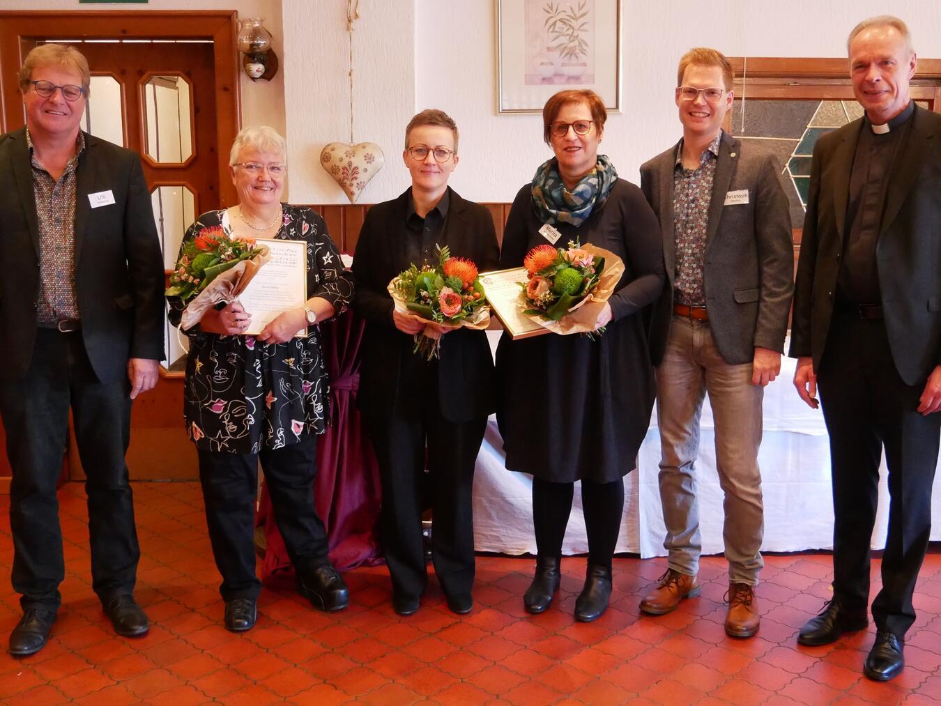 Ehrung der Jubilare beim Kirchenchor Millingen-Rees. Foto: privat