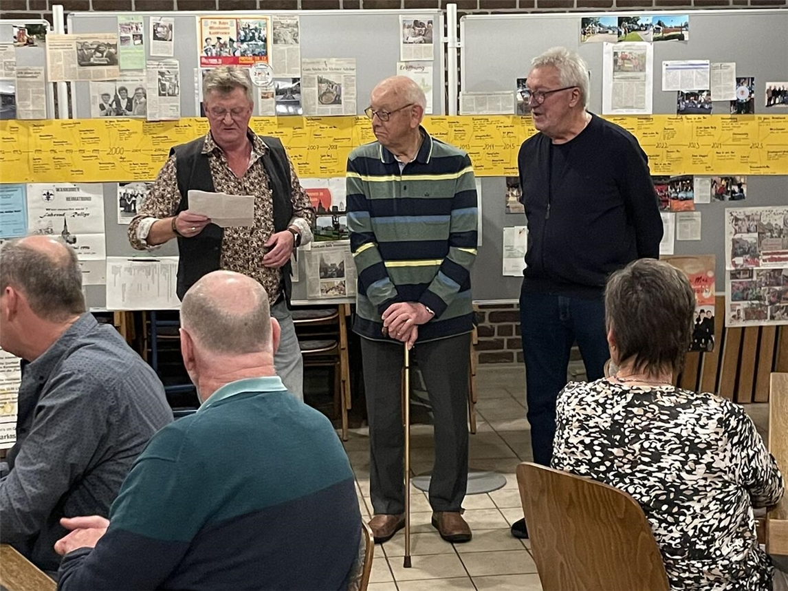 Ehrungen bei der Dankesfeier in Wankum. Foto: privat