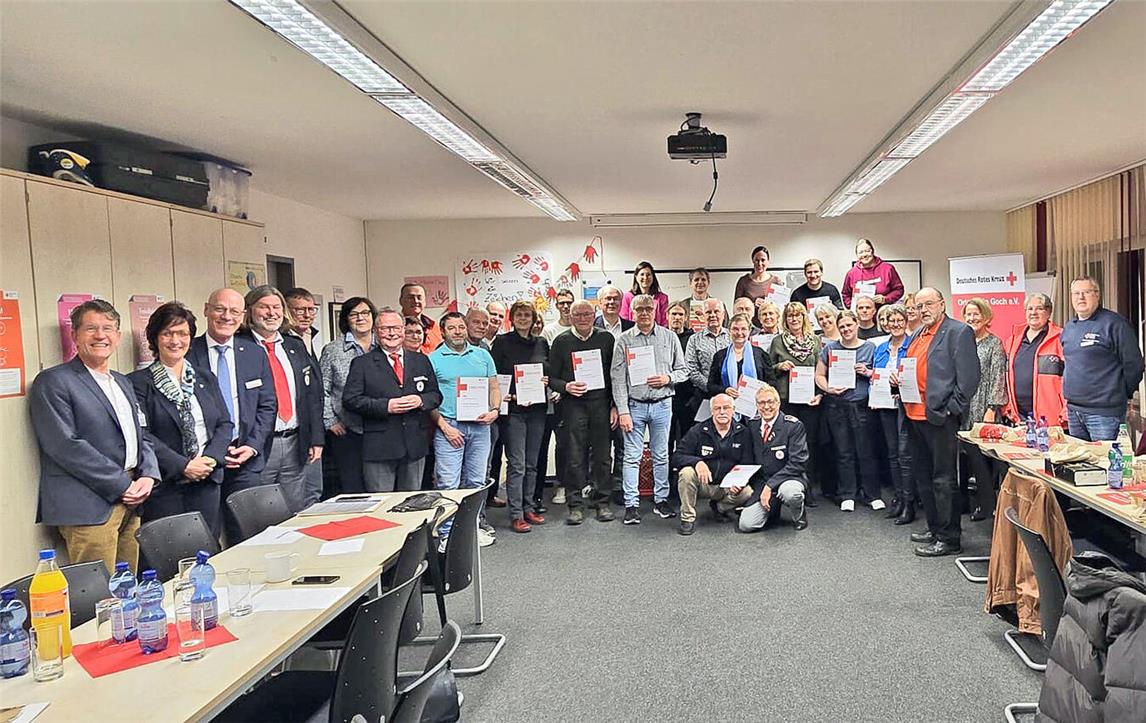 Ein großer Dank ging an alle Geehrten für ihren selbstlosen Einsatz. Foto: privat