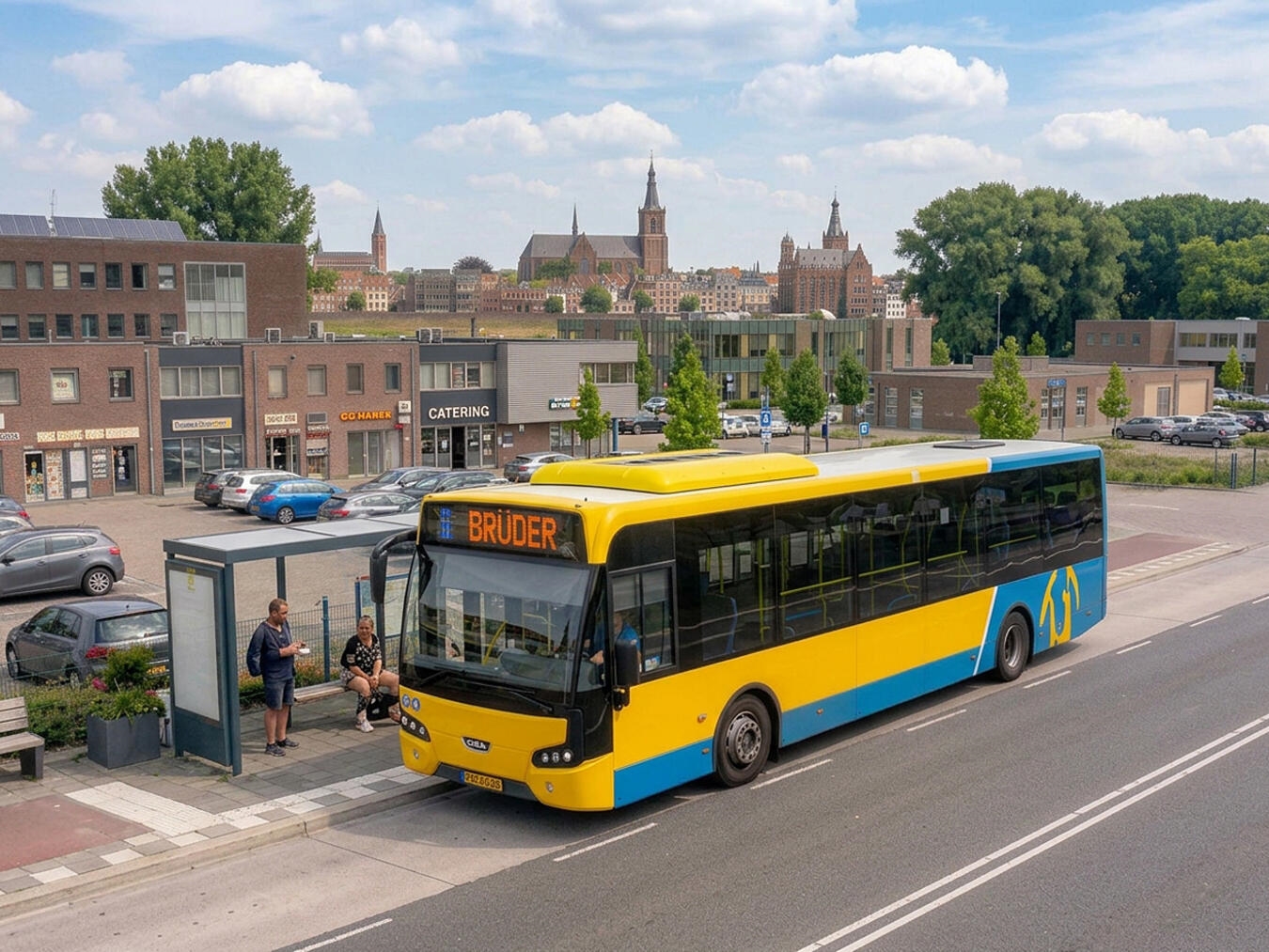 2 Brüder startet neu in Venlo Ein kostenloser Shuttlebus verbindet die Parkmöglichkeiten mit der Venloer Innenstadt. Foto: 2 Brüder