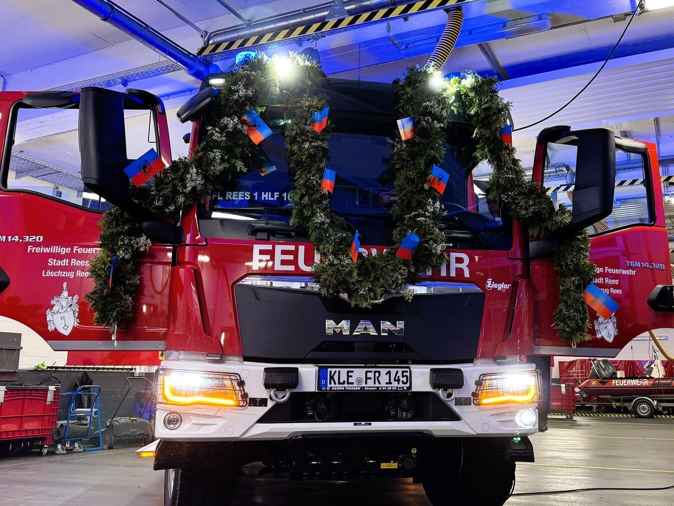 Das neue Fahrzeug der Reeser Feuerwehr
