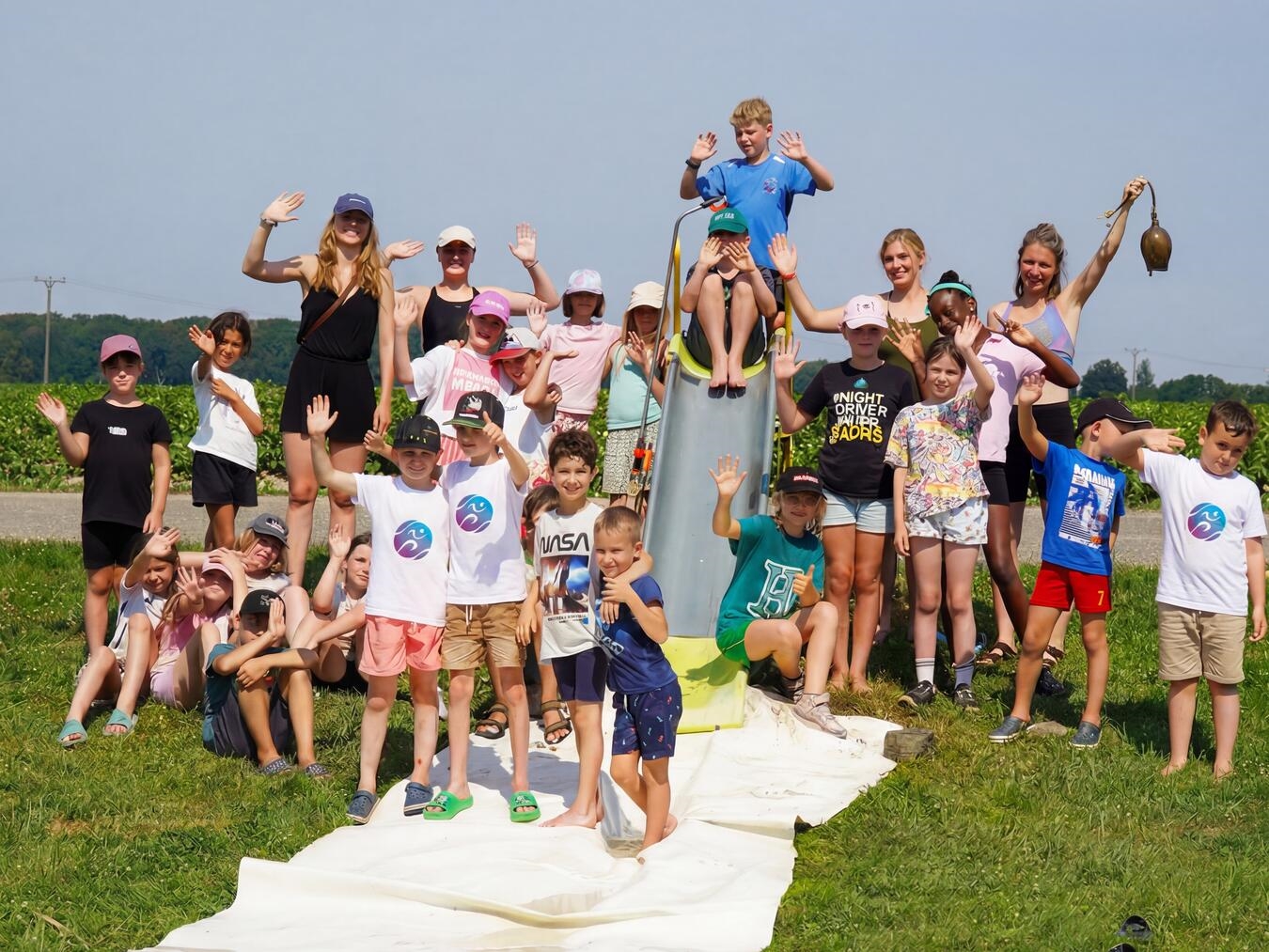 "Bauernhof-Wochenende der Sportjugend Kleve mit Kindern und Betreuern, Foto: privat"