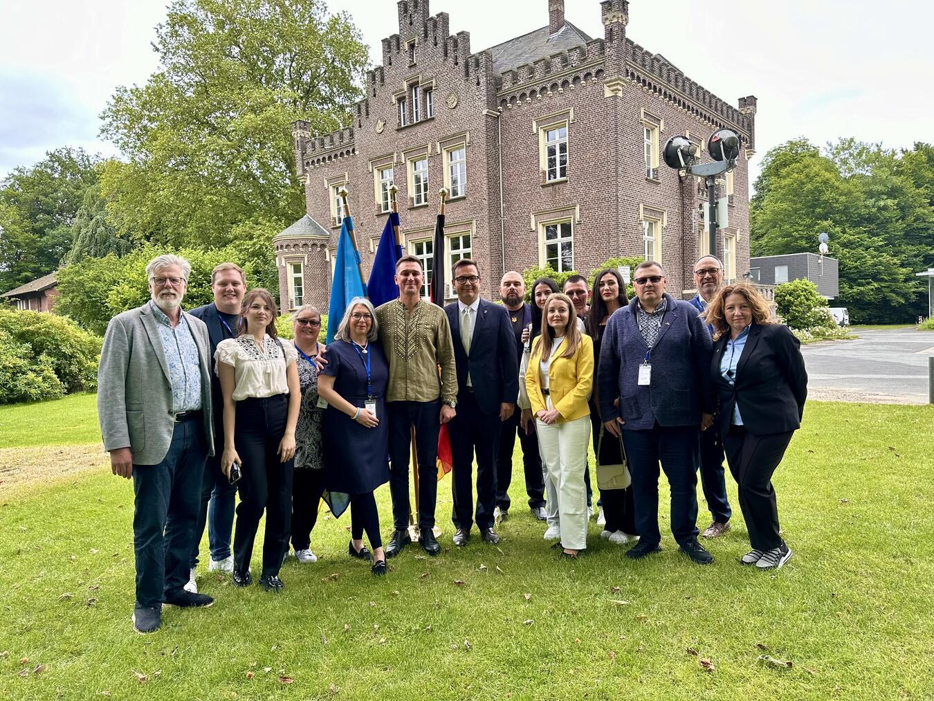 Eine Delegation aus Wosnessensk war vor drei Wochen zu Gast in Geldern.Foto: Stadt Geldern/Terhorst