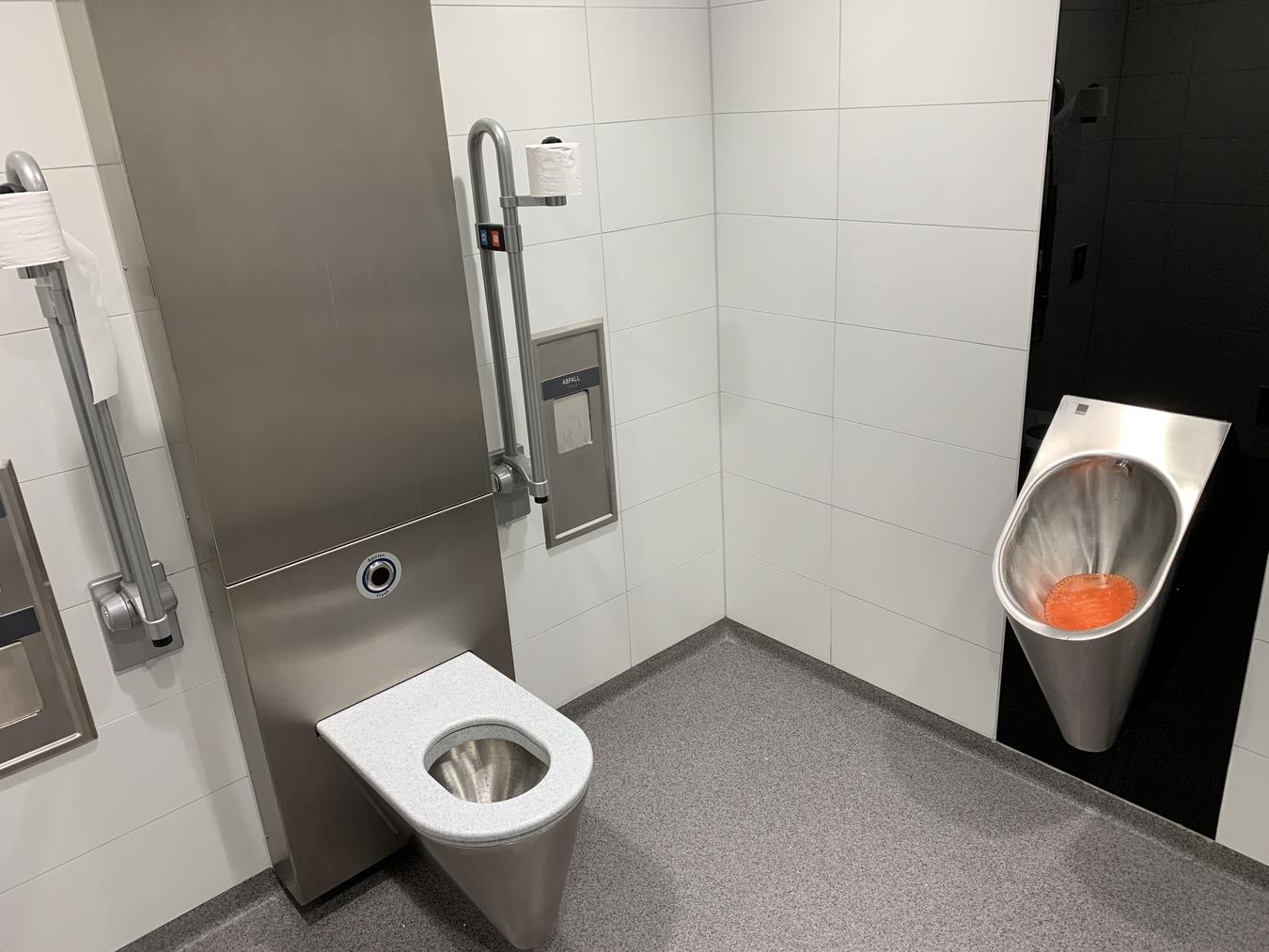 Eine öffentliche Toiletten in Rees. Foto: Stadt Rees