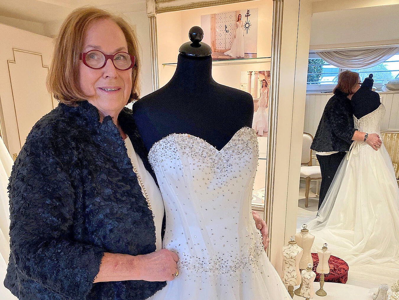 Eine „sehr persönliche Geschichte“ ist der Verkauf von Brautmode für Renate Overfeld stets gewesen, verbunden mit vielen Geschichten und vielen Emotionen. Foto: privat