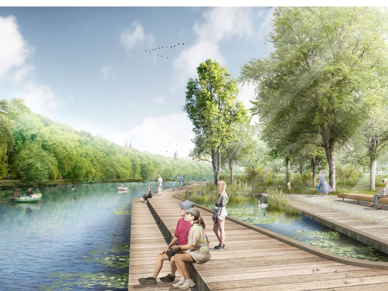 Eine Visualisierung aus dem Gewinnerkonzept. Grafik: Planorama