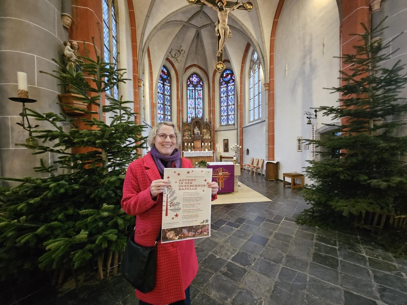 Elisabeth Hegmann-Boßmann freut sich auf viele Besucher. NN-Foto: vs