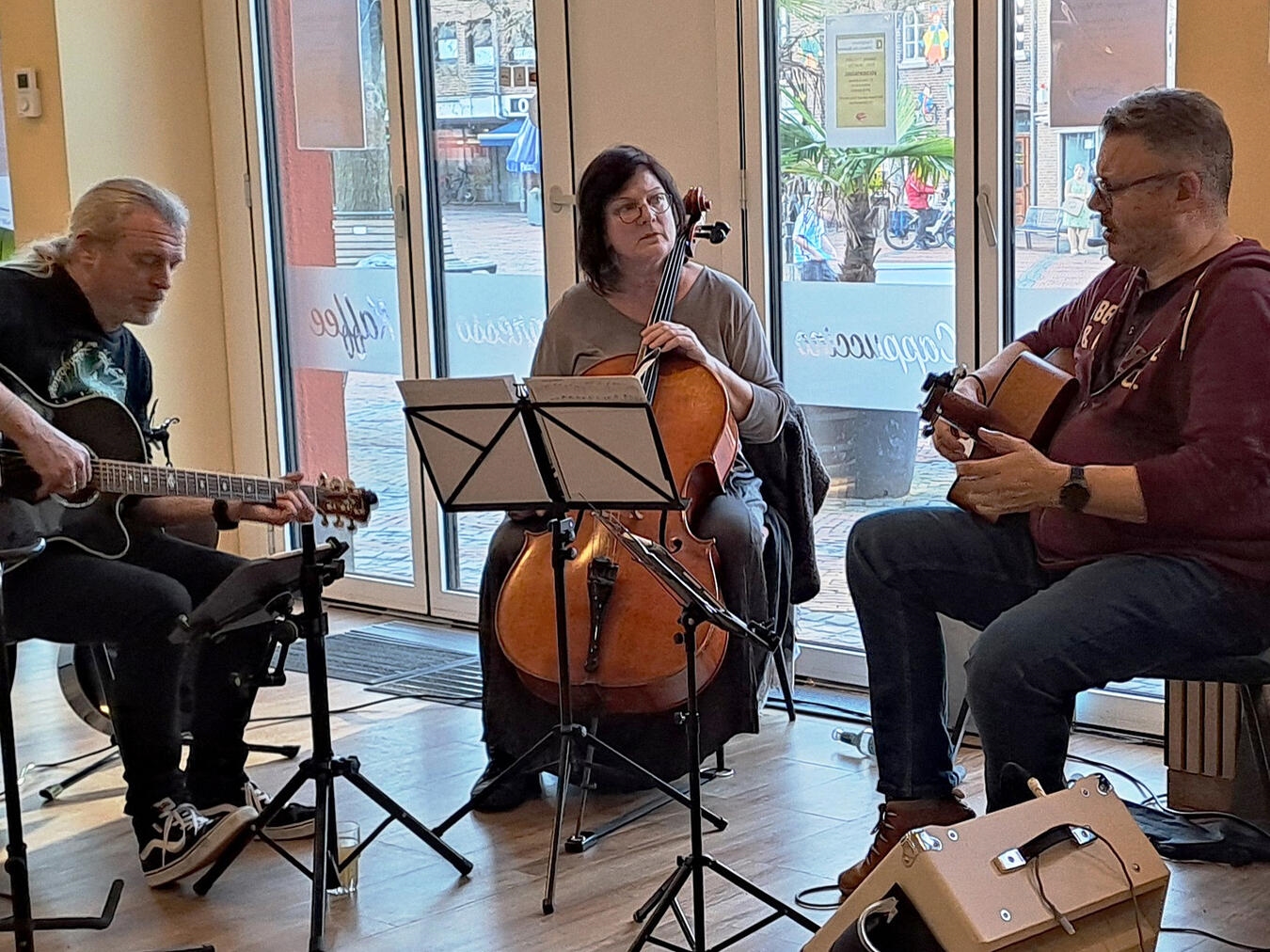 Erstmals wird das Wachtendonker „Klangtrio“ auf dem Konzert in der Dietrich-Bonhoeffer-Kirche mitwirken. Foto privat